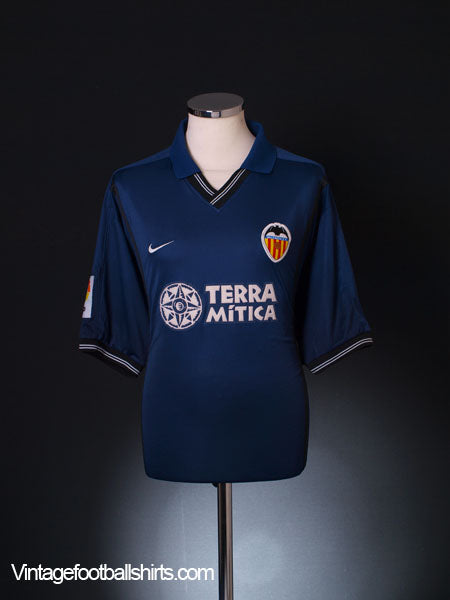 2000-01 Valencia Away Shirt XL Football Shirt