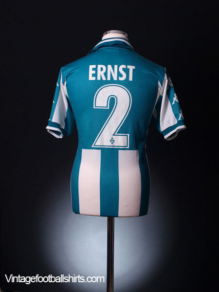 2000-01 Werder Bremen Home Shirt Ernst #2 S Football Shirt