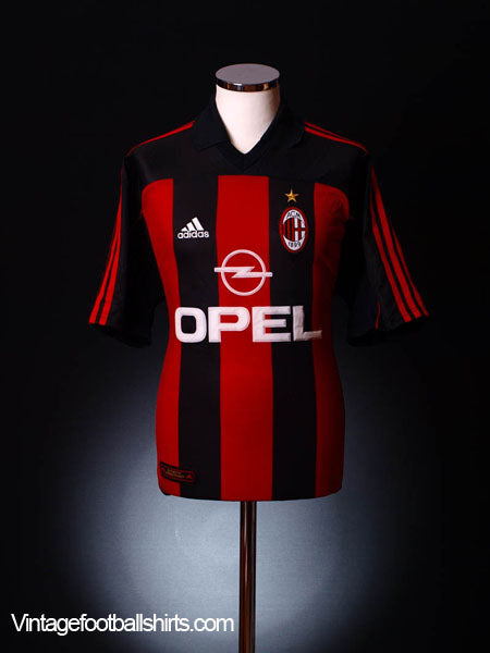 2000-02 AC Milan Home Shirt L Football Shirt
