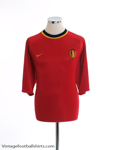 2000-02 Belgium Home Shirt XL Football Shirt