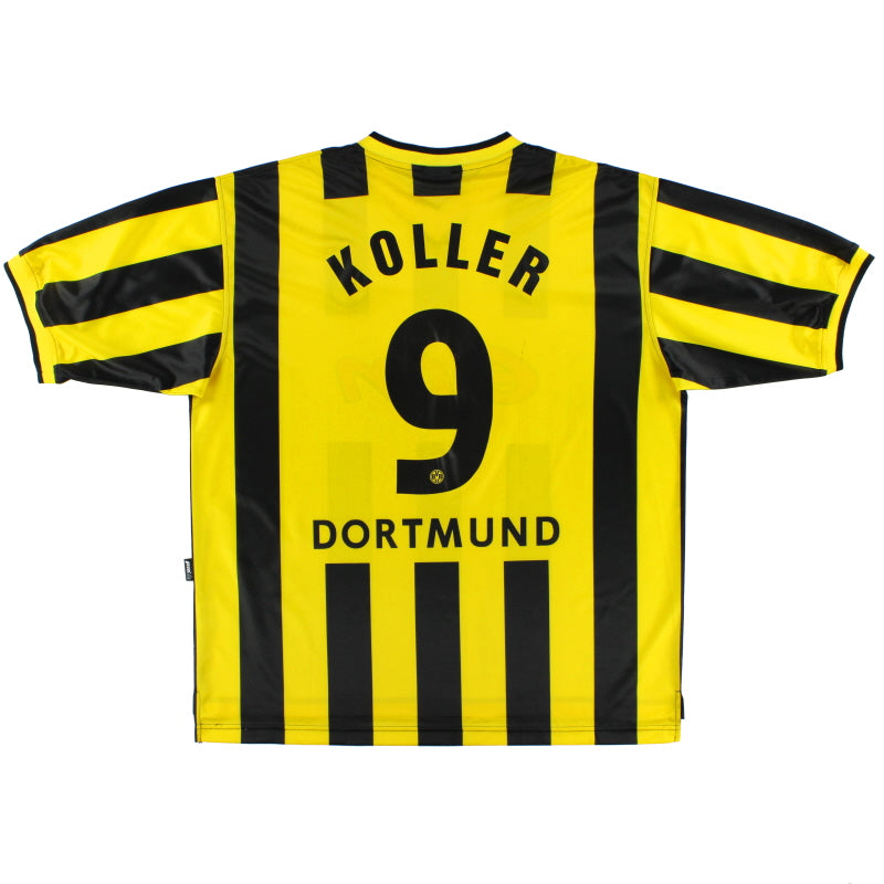 2000-02 Borussia Dortmund Home Shirt Koller #9 XXL Football Shirt