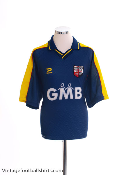 2000-02 Brentford Away Shirt L Football Shirt