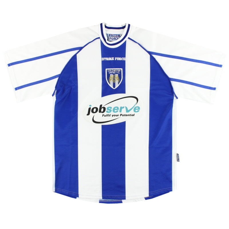 2000-02 Colchester Home Shirt L Football Shirt