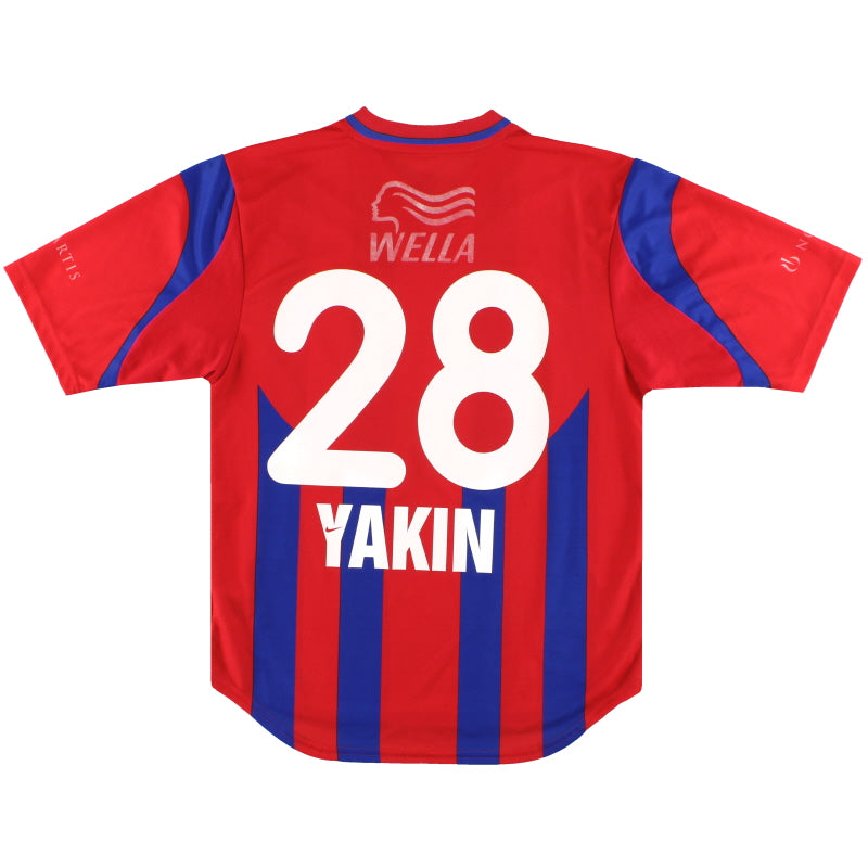 2000-02 FC Basel Nike Home Shirt Yakin #28 S Football Shirt