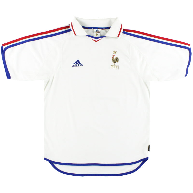 2000-02 France adidas Away Shirt M Football Shirt