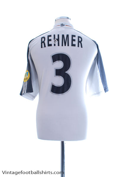 2000-02 Germany Match Issue Home Shirt Rehmer #3 XL Football Shirt