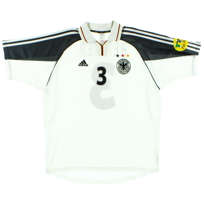 2000-02 Germany Match Issue Home Shirt Rehmer #3 XL Football Shirt