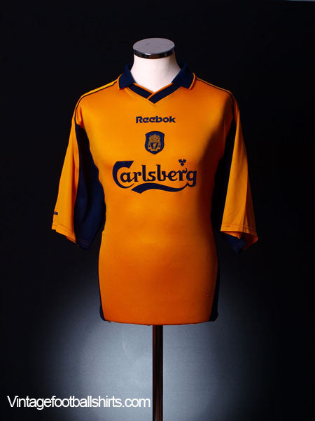 2000-02 Liverpool Away Shirt *Mint* M Football Shirt