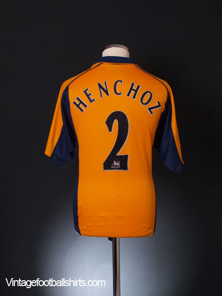 2000-02 Liverpool Away Shirt Henchoz #2 L Football Shirt