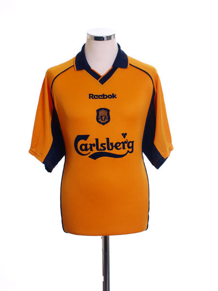 2000-02 Liverpool Away Shirt M Football Shirt