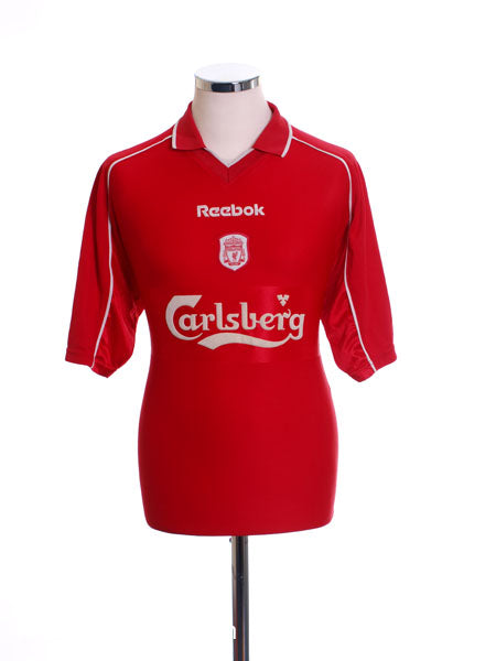 2000-02 Liverpool Home Shirt M Football Shirt
