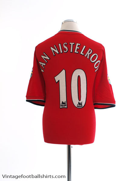 2000-02 Manchester United Home Shirt van Nistelrooy #10 XXL Football Shirt