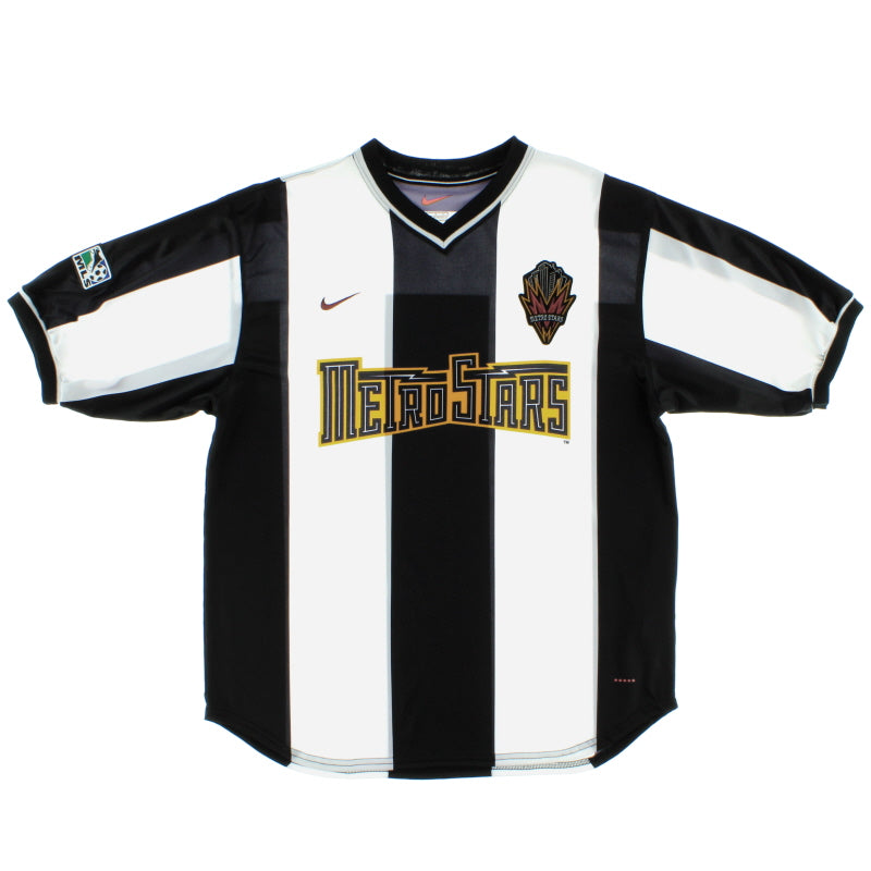 2000-02 MetroStars Away Shirt L Football Shirt