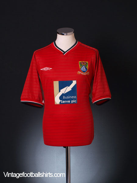 2000-02 Morecambe Home Shirt XL Football Shirt