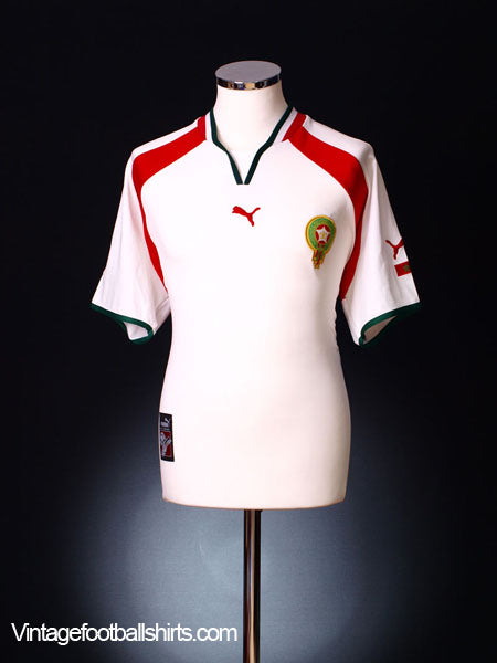 2000-02 Morocco Away Shirt L Football Shirt