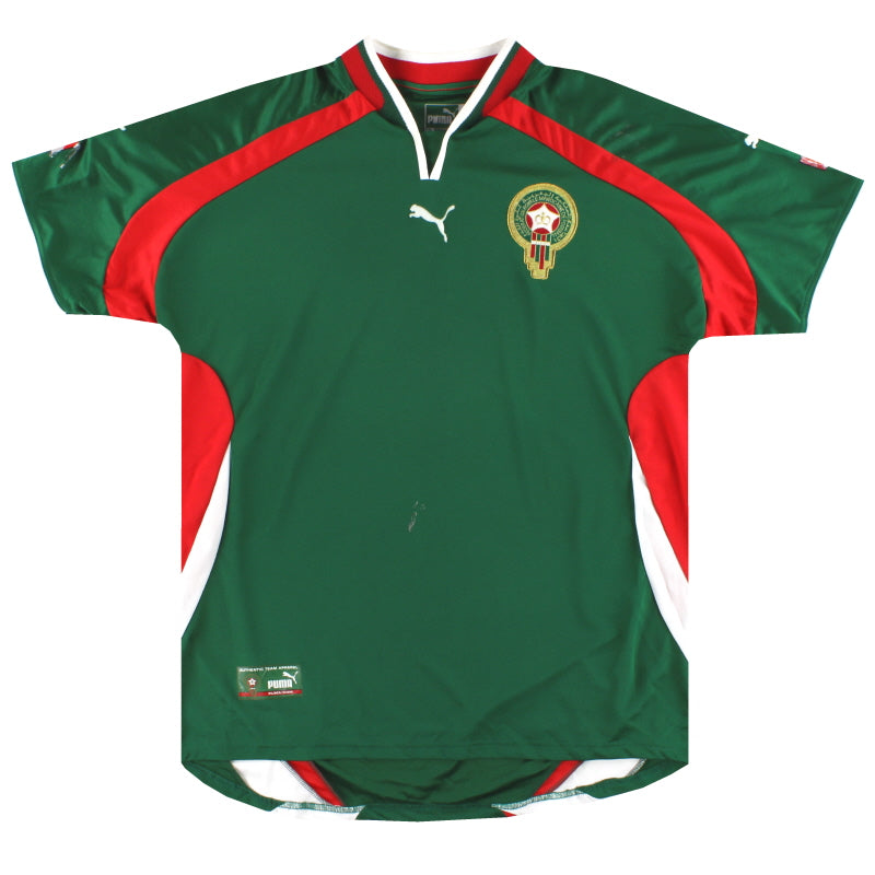 2000-02 Morocco Puma Home Shirt XL Football Shirt