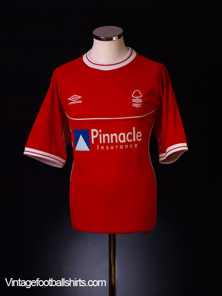 2000-02 Nottingham Forest Home Shirt XL Football Shirt