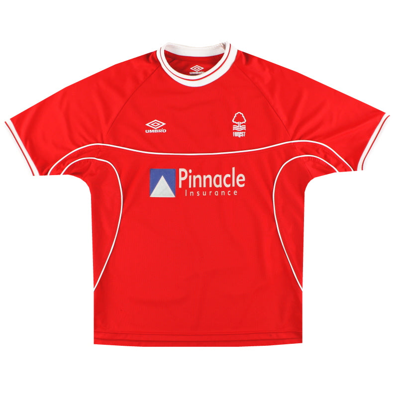 2000-02 Nottingham Forest Umbro Home Shirt XL Football Shirt
