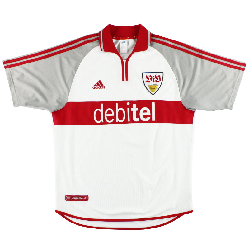 2000-02 Stuttgart adidas Home Shirt Y Football Shirt