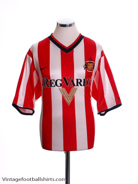 2000-02 Sunderland Home Shirt L Football Shirt