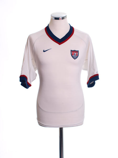 2000-02 USA Home Shirt S Football Shirt