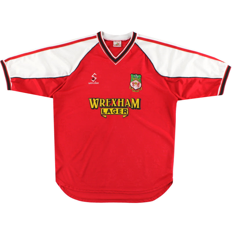 2000-02 Wrexham Home Shirt L Football Shirt