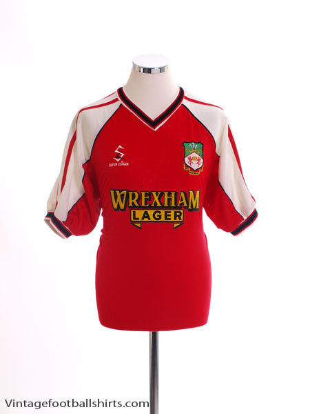 2000-02 Wrexham Home Shirt L Football Shirt