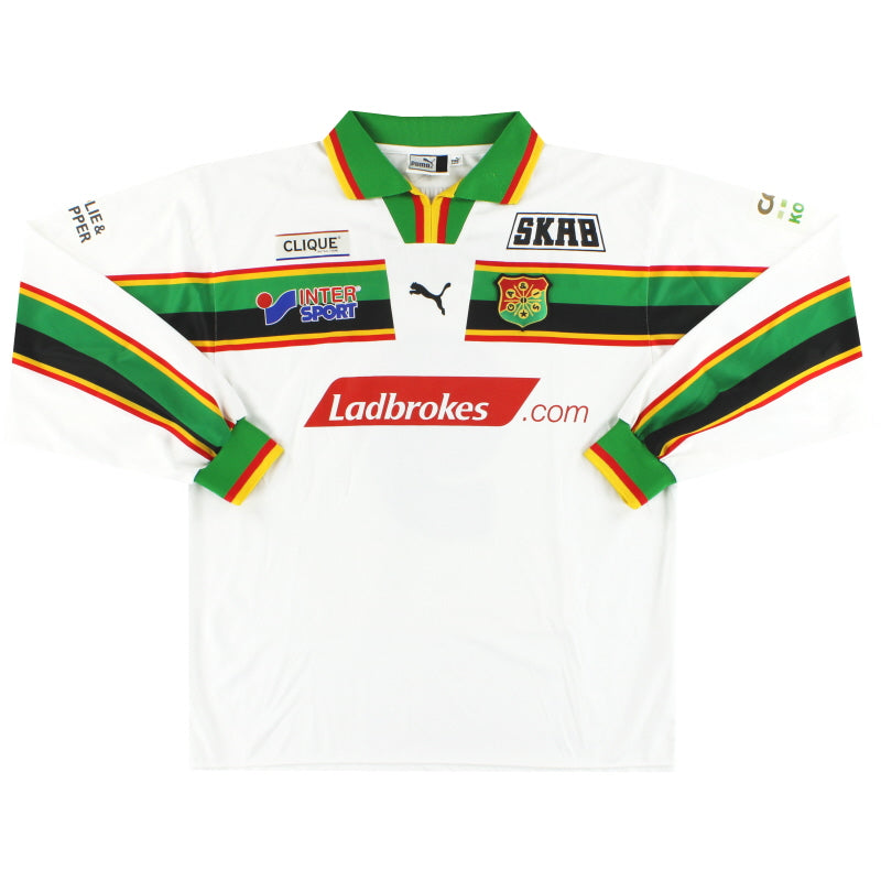 2000 GAIS Match Issue Away Shirt #9 L/S XL Football Shirt