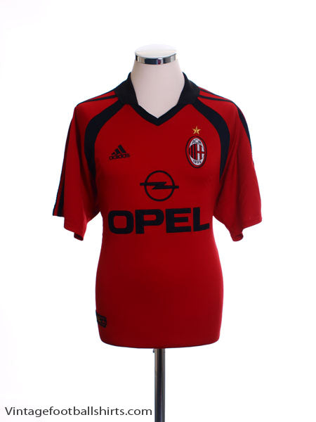 2001-02 AC Milan Third Shirt L Football Shirt