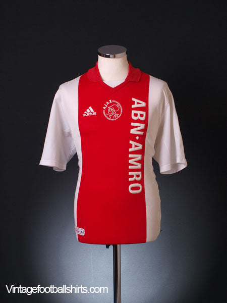 2001-02 Ajax Home Shirt L Football Shirt