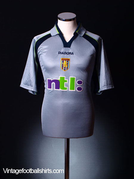 2001-02 Aston Villa Away Shirt XL Football Shirt