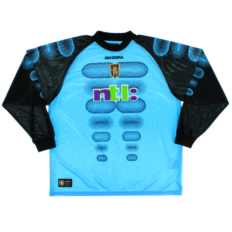 2001-02 Aston Villa Goalkeeper Shirt *Mint* XXL Football Shirt