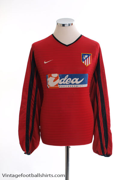 2001-02 Atletico Madrid Away Shirt L/S XL Football Shirt