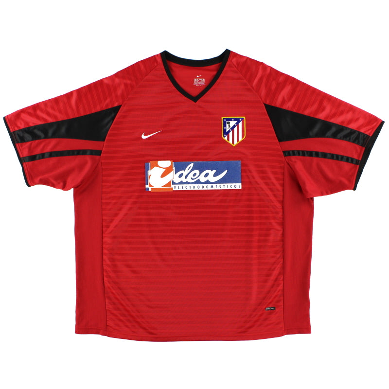 2001-02 Atletico Madrid Nike Away Shirt L Football Shirt