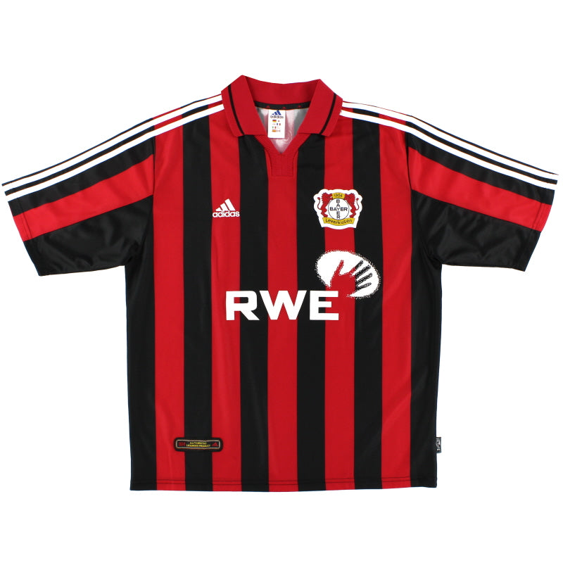 2001-02 Bayer Leverkusen adidas Home Shirt XXL Football Shirt