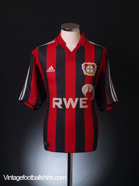 2001-02 Bayer Leverkusen Home Shirt L Football Shirt