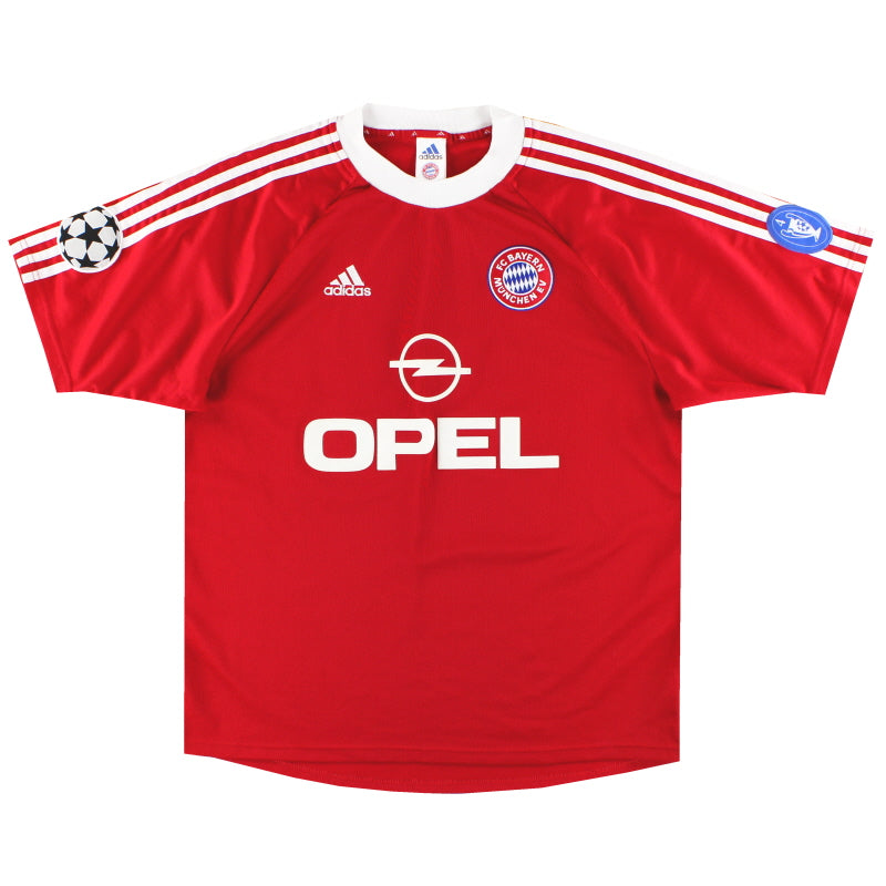 2001-02 Bayern Munich adidas CL Home Shirt L Football Shirt