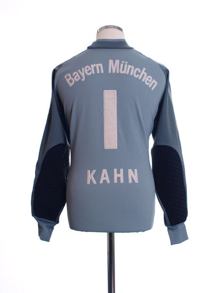 2001-02 Bayern Munich Goalkeeper Shirt Kahn #1 Y Football Shirt