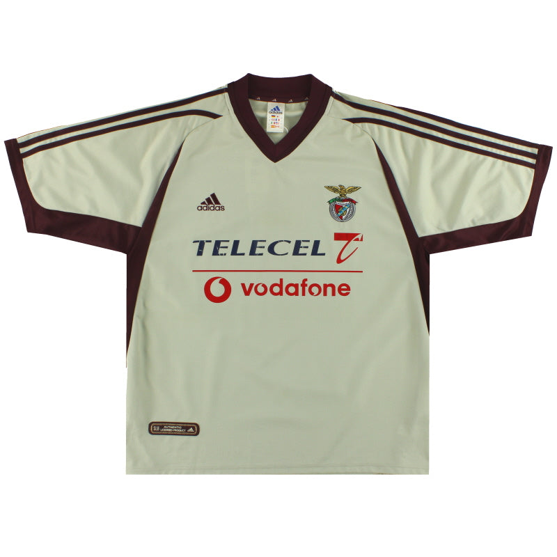 2001-02 Benfica adidas Away Shirt XL Football Shirt