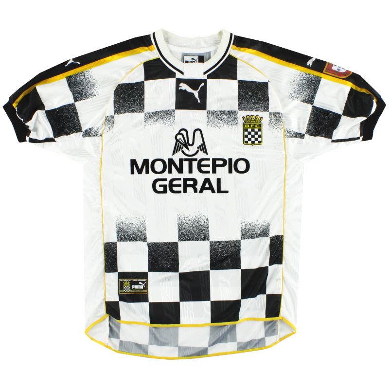2001-02 Boavista Puma Home Shirt L Football Shirt