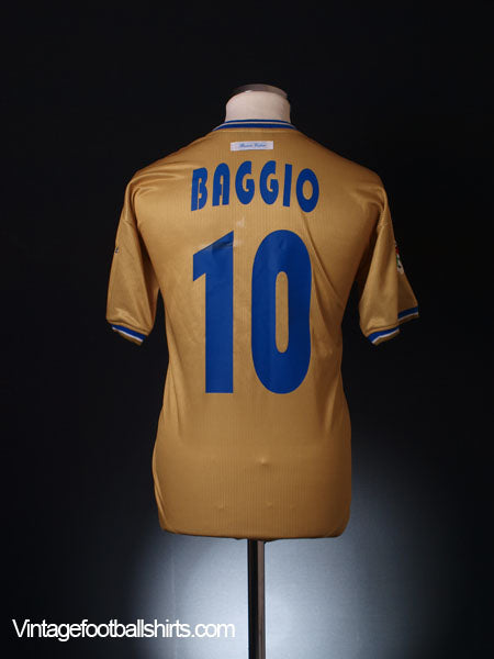 2001-02 Brescia Special 90th Anniversary Shirt Baggio #10 M Football Shirt