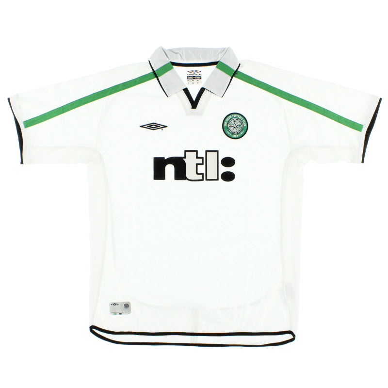 2001-02 Celtic Away Shirt XL Football Shirt