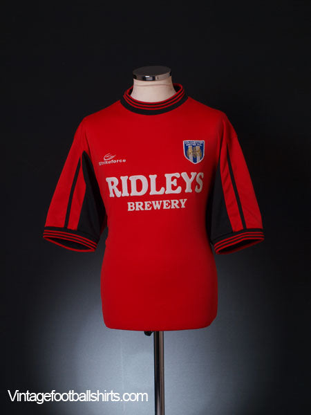 2001-02 Colchester Away Shirt L Football Shirt