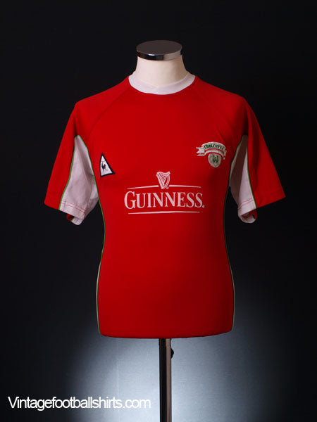 2001-02 Cork City Home Shirt L.Boys Football Shirt