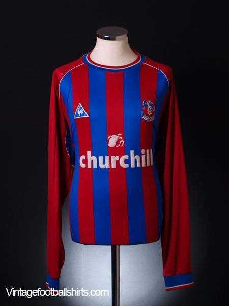 2001-02 Crystal Palace Home Shirt L/S XXL Football Shirt