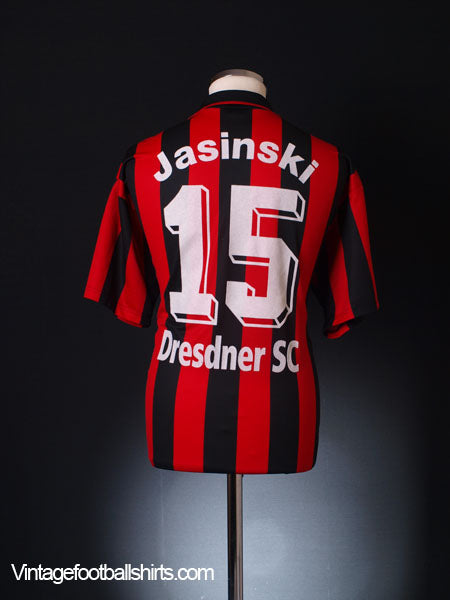 2001-02 Dresdner SC Home Shirt Jasinski #15 L/XL Football Shirt