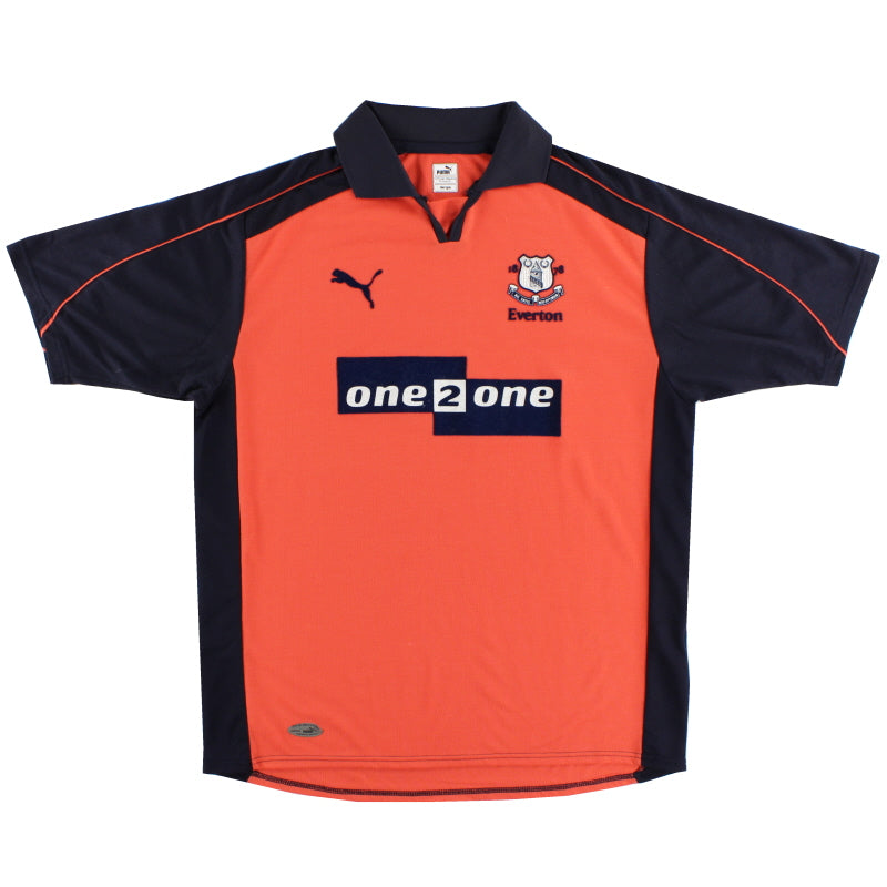 2001-02 Everton Third Shirt L Football Shirt