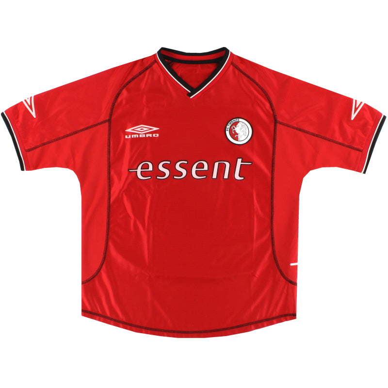 2001-02 FC Twente Umbro Home Shirt XL Football Shirt