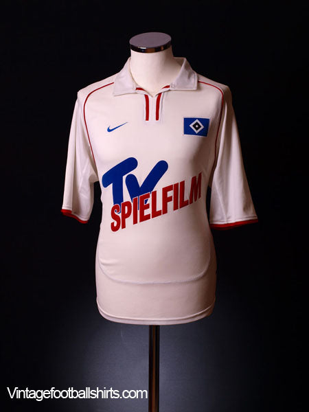 2001-02 Hamburg Home Shirt M Football Shirt