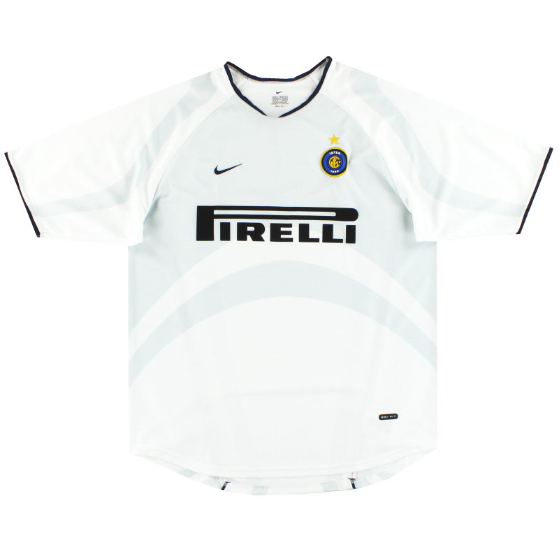 2001-02 Inter Milan Nike Away Shirt *Mint* L Football Shirt
